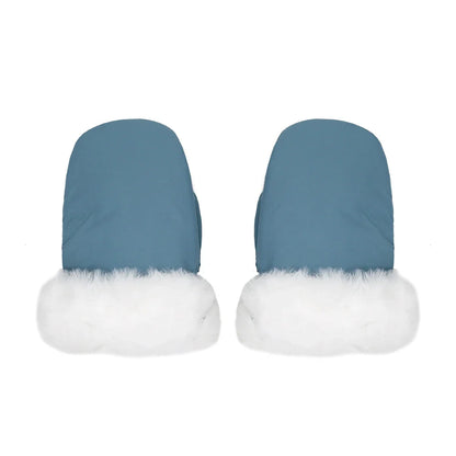 Stroller Gloves 1 Pair Winter Windproof Warm Cute Bear Brown Style Universal Prams Gloves Waterproof Baby Stroller Accessories