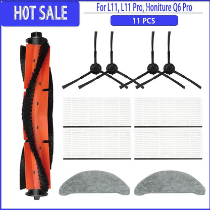 Main Side Brush Filter Mop Dust Bag For Imou L11 /L11 Pro /Honiture Q6 Pro/ Laresar L6 Pro/ Airrobo T10+/Arnagar S8 Pro Parts