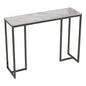 Marble Console Table Modern Accent Side Stand Sofa Entryway Hall Furniture Storage Display Table Metal Frame