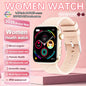 2025 AI Diagnosis NFC Smart Watch Women 1.85 inch AMOLED Blood pressure Heart