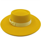Sombrero Raised Top Fedora Hat 2023 New European and American Fedora Hat Jazz