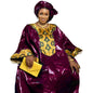 African Dresses For Women's Bazin Riche Embroidery Design Long Dress
