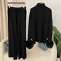 Fashion Autumn Winter Natural Real Fox Fur Cuffs Coat Knitted Sweater Women