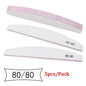 5/25Pcs/Lot Nail File Mix Color 80/100/150/180/240 Grit Professional Sandpaper Cuticle Remover Buffer Files Manicure Tool Set