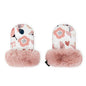 Stroller Gloves 1 Pair Winter Windproof Warm Cute Bear Brown Style Universal Prams Gloves Waterproof Baby Stroller Accessories
