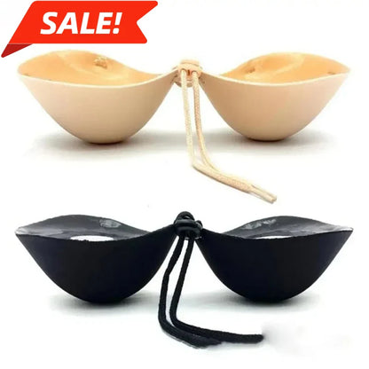 Thick Invisible Bra Thickened Chest Sticker Flat Chest Display Big Silicone Breast Sticker Bridal Wedding Dress 2.5CM/3.5CM/6CM