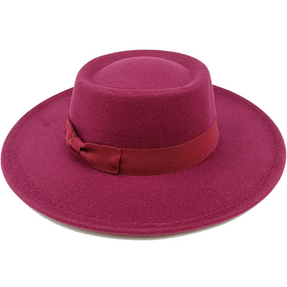 Sombrero Raised Top Fedora Hat 2023 New European and American Fedora Hat Jazz