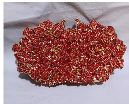 Women's Crystal Clutches Cocktail Purse