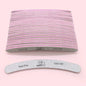 5/25Pcs/Lot Nail File Mix Color 80/100/150/180/240 Grit Professional Sandpaper Cuticle Remover Buffer Files Manicure Tool Set