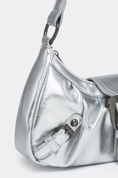 Hot Selling Maillard-Style Retro Small Bag Spicy Girl Y2K Wasteland-style Vintage Leather Shoulder Armpit Bag 2025