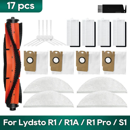 Fit For Xiaomi Lydsto R1 /R1A /R1 Pro /S1 /L1 Replacement Accessories Spare Part Main Side Brush Hepa Filter Mop Dust Bag