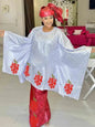 Shiny Bazin Riche Long Dresses For Ankara Women Daily Clothing Free Size 2024