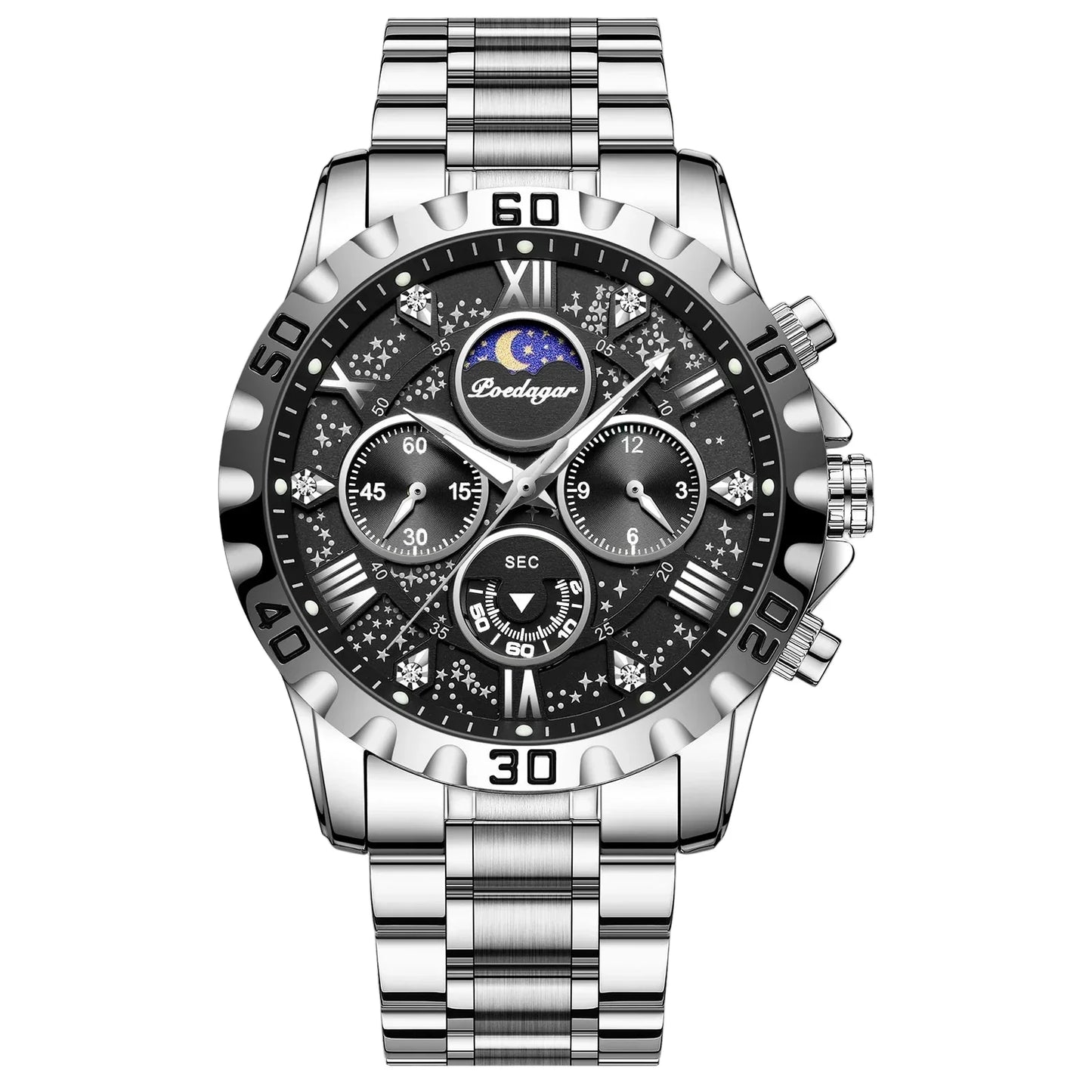Luxury Watch for Man Quartz Sports Men Watch Waterproof Luminous Stainless