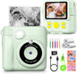 Kids Digital Camera 2.4" 1080P HD Video Camera Portable Instant Print Camera with 32GB Card, Birthday Gift for Boys Girls 3-12