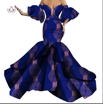 Stock Size Low Price African Dresses for Women Dashiki Ankara Women Evening