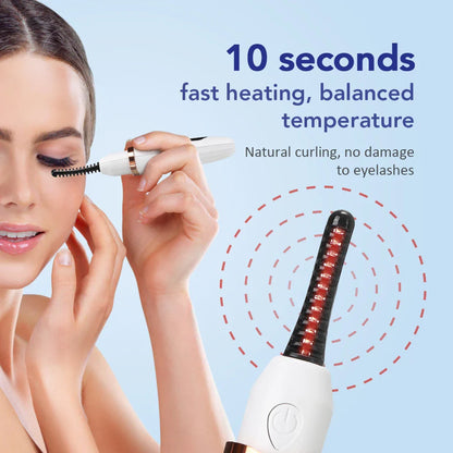 Electric Eyelash Curler Ironing Curler Zero Damage More Natural Curler Heating Digital Display Eyelash Curler Long-lasting Curl
