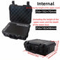 1pc Waterproof Hard Carry Case Bag Tool Case With Pre-cut Sponge Storage Box Safety Protector Organizer Hardware Toolbox