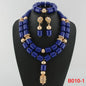 Traditional Nigerian Wedding Artificial Coral Beads Bridal Jewelry Sets African