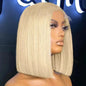 100% Vietnamese Super Double Drawn Bone Straight 13x4 Frontal Bob Wig with