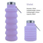New Portable Silicone Water Bottle Retractable Folding Coffee Bottle Cups E Outdoor Travel Tools Collapsible Sport Bottles