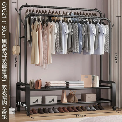 Standing Coat Rack Coats Page Children's Room Rack Home Furniture Wardrobe Stand Floor Stand Clothes Wall Clothes Hanger Hangers
