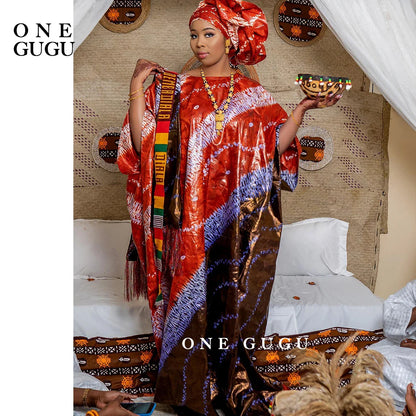 Unique Perfumed First Quality African Dashiki Basin Dress Nigerian Origianl Printing Bazin Riche Wedding Party Boubou Robe