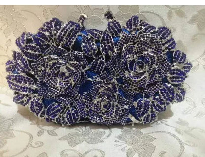 Women's Crystal Clutches Cocktail Purse