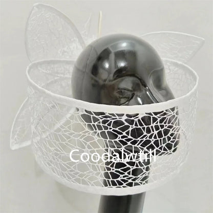 Veil White Wedding Fascinator Hat For Bride Women Mariage Headpiece Hair Clip Ladies Derby Party Tea Millinery Cap Femme Chapeau