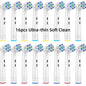 16/20PCS Brush Head nozzles for Oral B Electric Toothbrush Replacement Head Refill Sensitive Floss Cross Action for Oralb