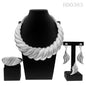 Dubai Gold Plated Jewelry Sets For Women Surround Big Necklace Plate 24K