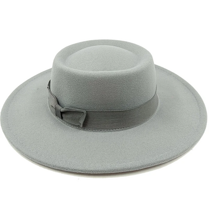 Sombrero Raised Top Fedora Hat 2023 New European and American Fedora Hat Jazz