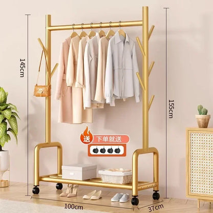 Modern Metal Standing Hanger Clothes Salon Display Rack Living Room Nordic Clothing Organizer Sofy Do Salonu Furniture