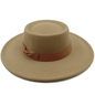 Sombrero Raised Top Fedora Hat 2023 New European and American Fedora Hat Jazz