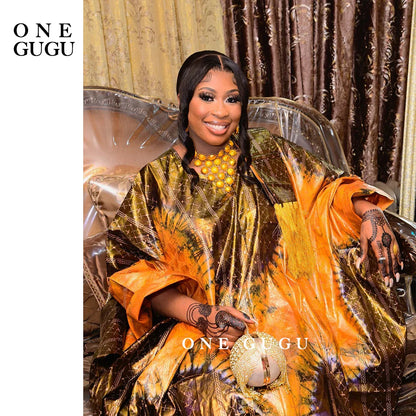 Unique Perfumed First Quality African Dashiki Basin Dress Nigerian Origianl Printing Bazin Riche Wedding Party Boubou Robe