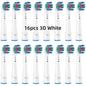 16/20PCS Brush Head nozzles for Oral B Electric Toothbrush Replacement Head Refill Sensitive Floss Cross Action for Oralb
