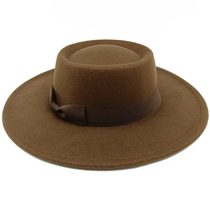 Sombrero Raised Top Fedora Hat 2023 New European and American Fedora Hat Jazz