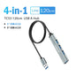 Lemorele 120cm 4Ports USB HUB OTG USB A 3.0 Adapter Multi Splitter Adapter Laptop Accessories For Xiaomi Lenovo Macbook Pro