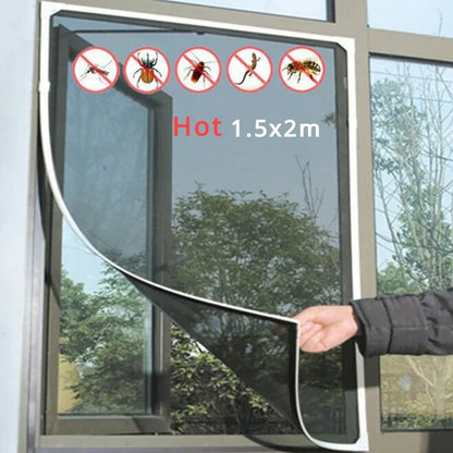 DIY Mosquito Net Self-adhesive Indoor Anti-insect Fly Screen Curtains Window Net Protections Mesh Home Textile Bed Garden