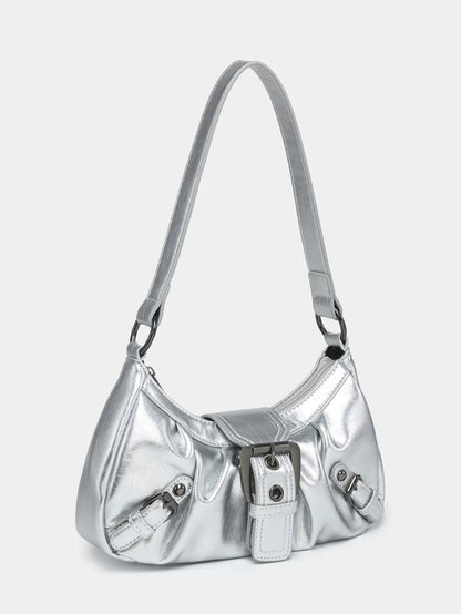 Hot Selling Maillard-Style Retro Small Bag Spicy Girl Y2K Wasteland-style Vintage Leather Shoulder Armpit Bag 2025