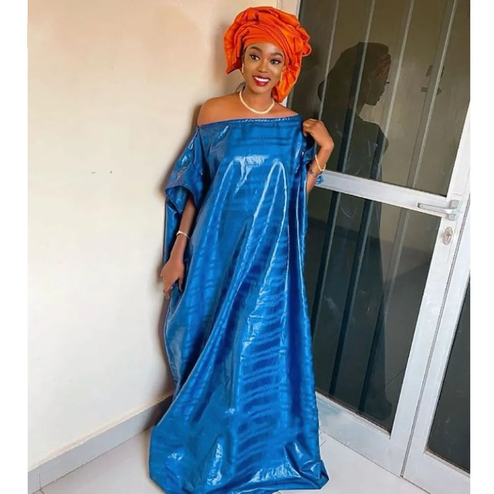 African Dashiki High Quality Bazin Rich For Women Wedding and Party Gown