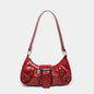 Hot Selling Maillard-Style Retro Small Bag Spicy Girl Y2K Wasteland-style Vintage Leather Shoulder Armpit Bag 2025