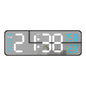 Digital LED Alarm Clock with Calendar,Temperature and Humidity. Acrylic or