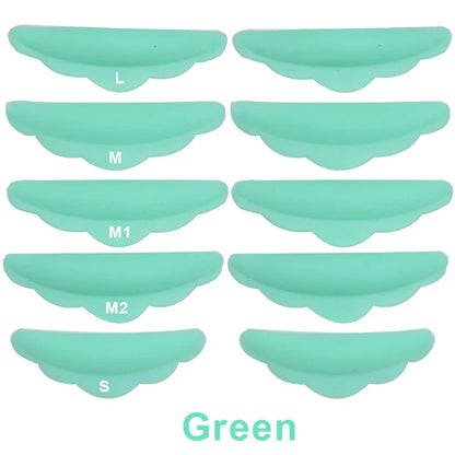Eyelash Perming Pads Silicone Eyelashes Perm Curler Reusable Lash Lift Shield Pads lash Lifting rods and glue gel