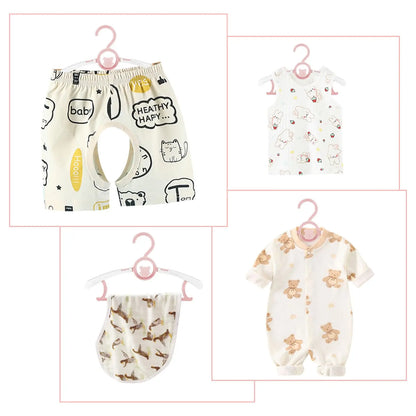 Non-slip Baby Clothes Hanger Adjustable Storage Hangers Plastic Multi-Functional Clothes Hanger, Clothing Store，Family