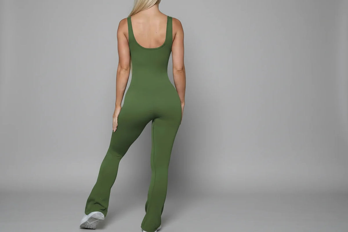 Phia WaveTrim Ribbed Jumpsuit