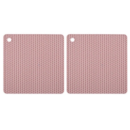 2/4 PCS Multifunction Heat Resistant Silicone Mat Drink Cup Coasters Nonslip Pads Pot Holder Table Placemat Kitchen Accessories
