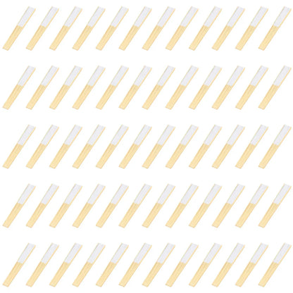 100-1PCS Hand Held Paper Fans Blank White Bamboo Folding Fans for Wedding Gift Party Dance DIY Decoration Personalised Fan