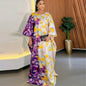 African Women Bazin Riche Boubou Dress Original Dashiki Clothing