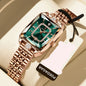 Luxury Elegant Watch For Women Date Waterproof Rectangle Ladies Watch