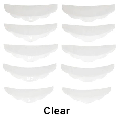 Eyelash Perming Pads Silicone Eyelashes Perm Curler Reusable Lash Lift Shield Pads lash Lifting rods and glue gel